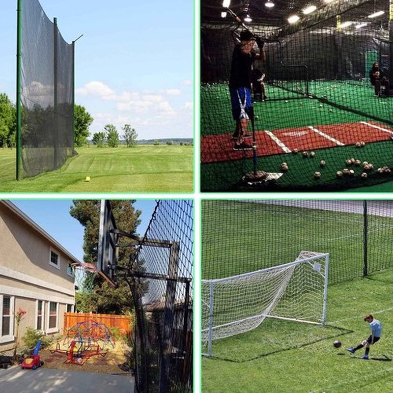 IUZEAI 10x15ft High Impact Golf Practice Net (NET ONLY) - Heavy Duty Nylon Sports Barrier With Installation Rope