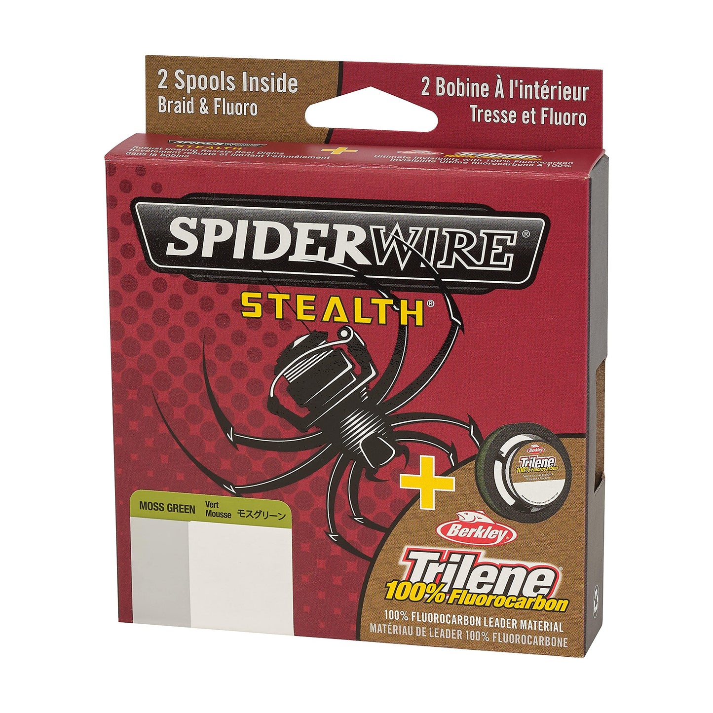 Berkley FireLine® Superline, Moss Green/Clear, 10lb | 4.5kg, 125yd | 114m Fishing Line, Suitable for Freshwater Environments