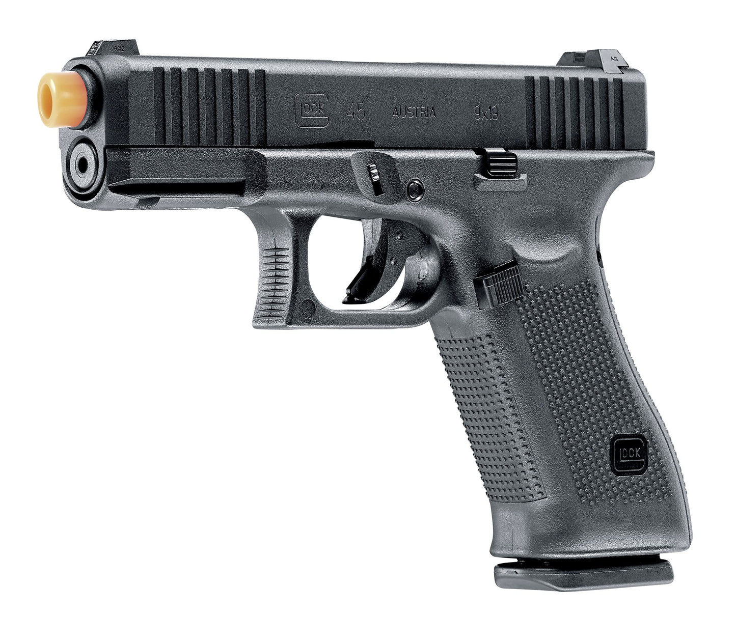 Umarex Glock 45 GBB Blowback 6mm BB Pistol Airsoft Gun, Black, One Size