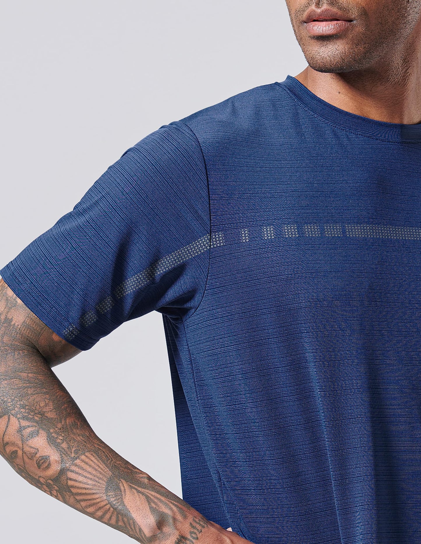 5 Pack Men’s Active Quick Dry Crew Neck T Shirts | Athletic Running Gym Workout Short Sleeve Tee Tops Bulk (Set 12, Large)