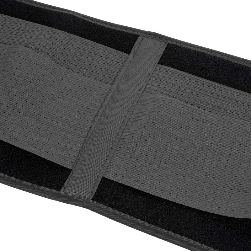 Victor Fitness Gray and Black Small Waist Trimmer with with Velcro Strap, Ab Trainer, Sweat Wrap for Men and Women VWTGBS
