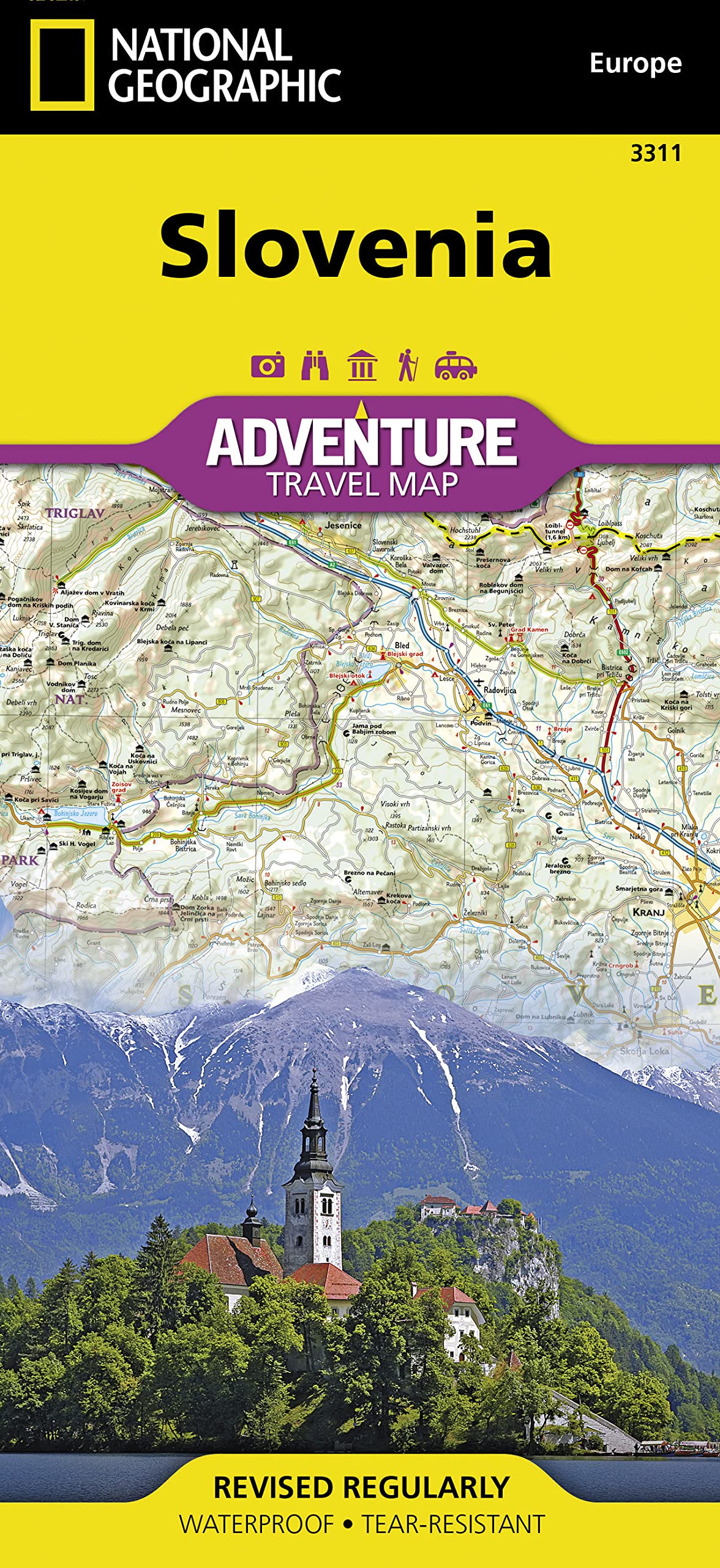 Slovenia Map (National Geographic Adventure Map, 3311)