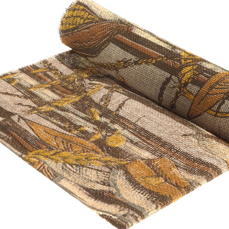 Allen Company Vanish Camo Burlap, Glare-Free Hunting Blind Material, 12' L x 54" W, Natural & Grain Belt
