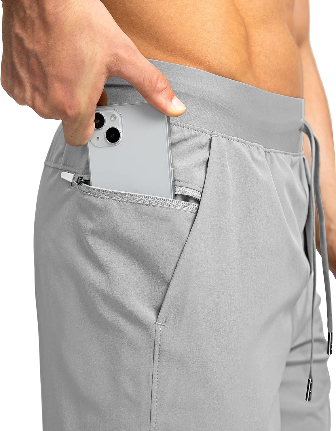 Men's Running Shorts with Zipper Pockets - Quick Dry Athletic Wear for Basketball & Gym | 9"/7"/5" Sizes