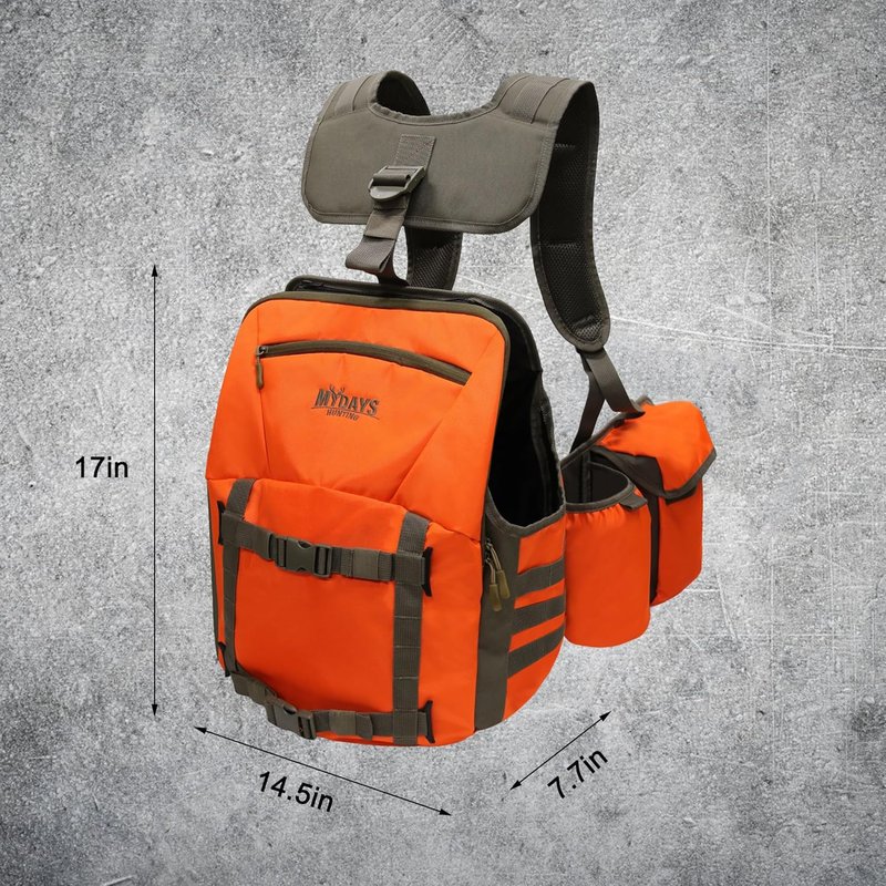 Upland Bird Vest Backpack - Tactical Hunting Vest with Game Pouch & Pockets | Outdoor Gear for Bird Hunting