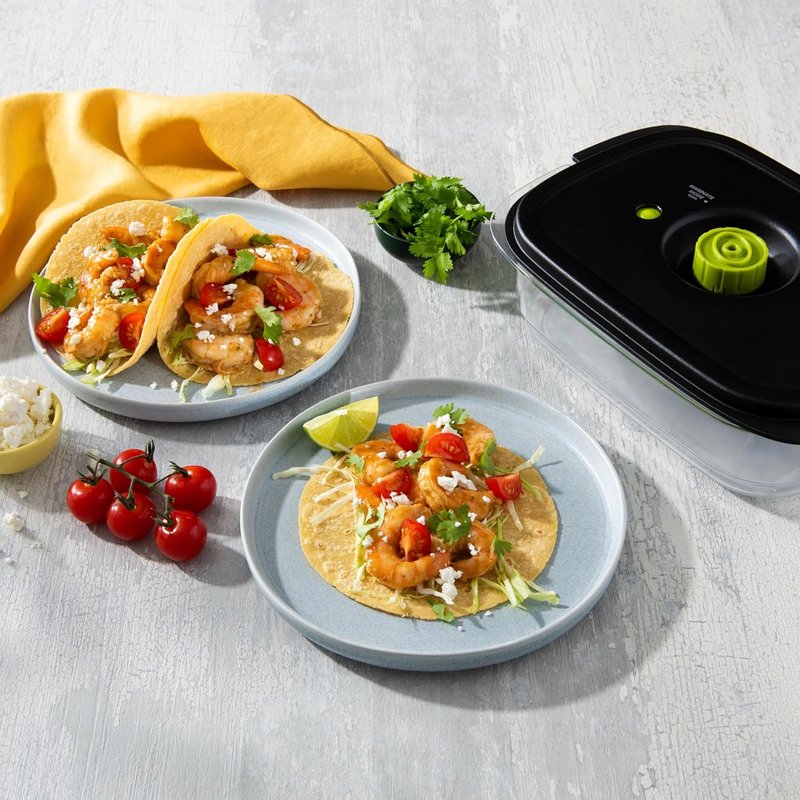 FoodSaver Preserve & Marinate Vacuum Containers - Airtight Seal | BPA-Free, 3-Pack
