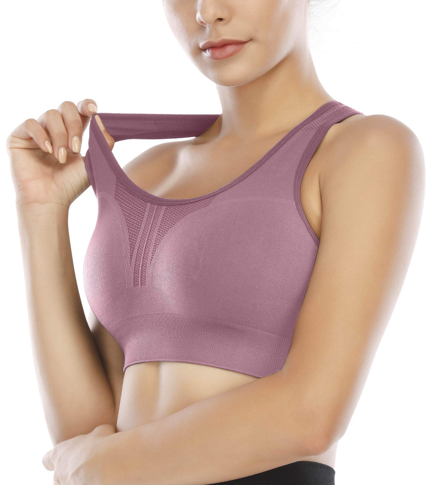 Heathyoga High Impact Sports Bras for Women High Support Padded Sports Bra Pack Racerback Bras for Women Workout Bra Sets
