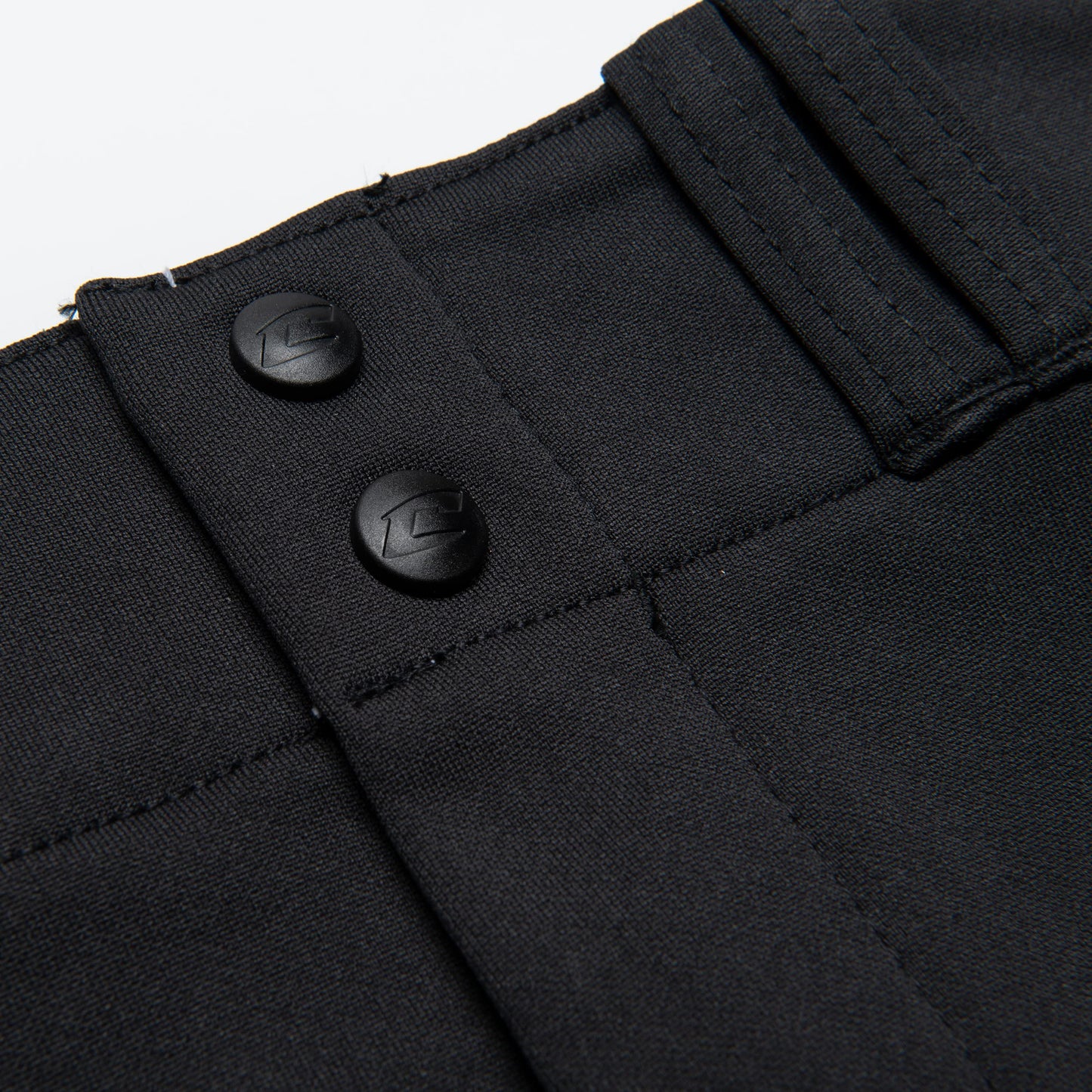 Champro Traditional Fit Triple Crown Classic Baseball Pants in Solid Color with Reinforced Sliding Areas, Black, Medium
