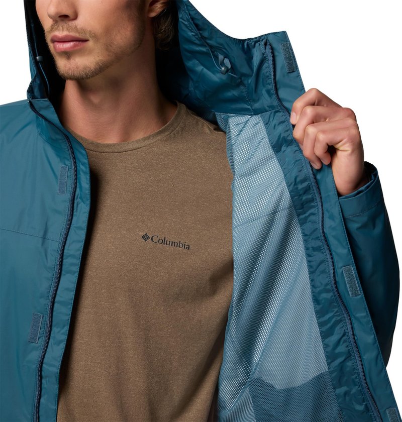 Columbia Men's Watertight II Waterproof Rain Jacket, Everblue, X-Large