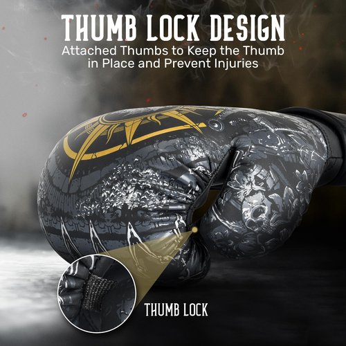 Twisto Boxing Gloves S6 series, Muay Thai Kickboxing Pro Heavy Training, Bag Gloves, Fight Gloves, MMA Gym Fitness, Men Women (Gladiator, 10 oz)