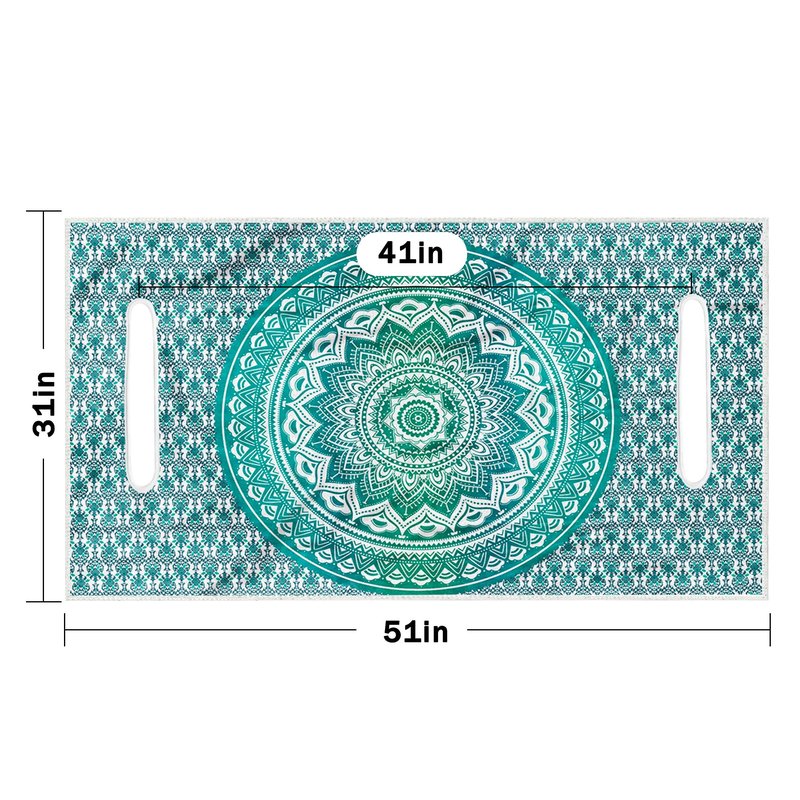 ENYORSE Golf Cart Seat Covers - Ethnic Style Golf Cart Towel Blanket for 2/4 Seater, Soft & Breathable Microfiber, Keeps Seats Cool & Comfortable, 51”x31”, Fits EZGO/Yamaha/Club Car, Bohemian 01