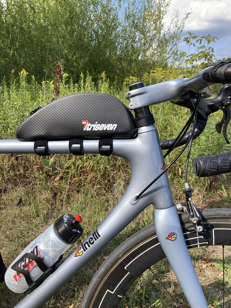 TriSeven Triangle Frame Pouch - Bikepacking Touring Bag - Black