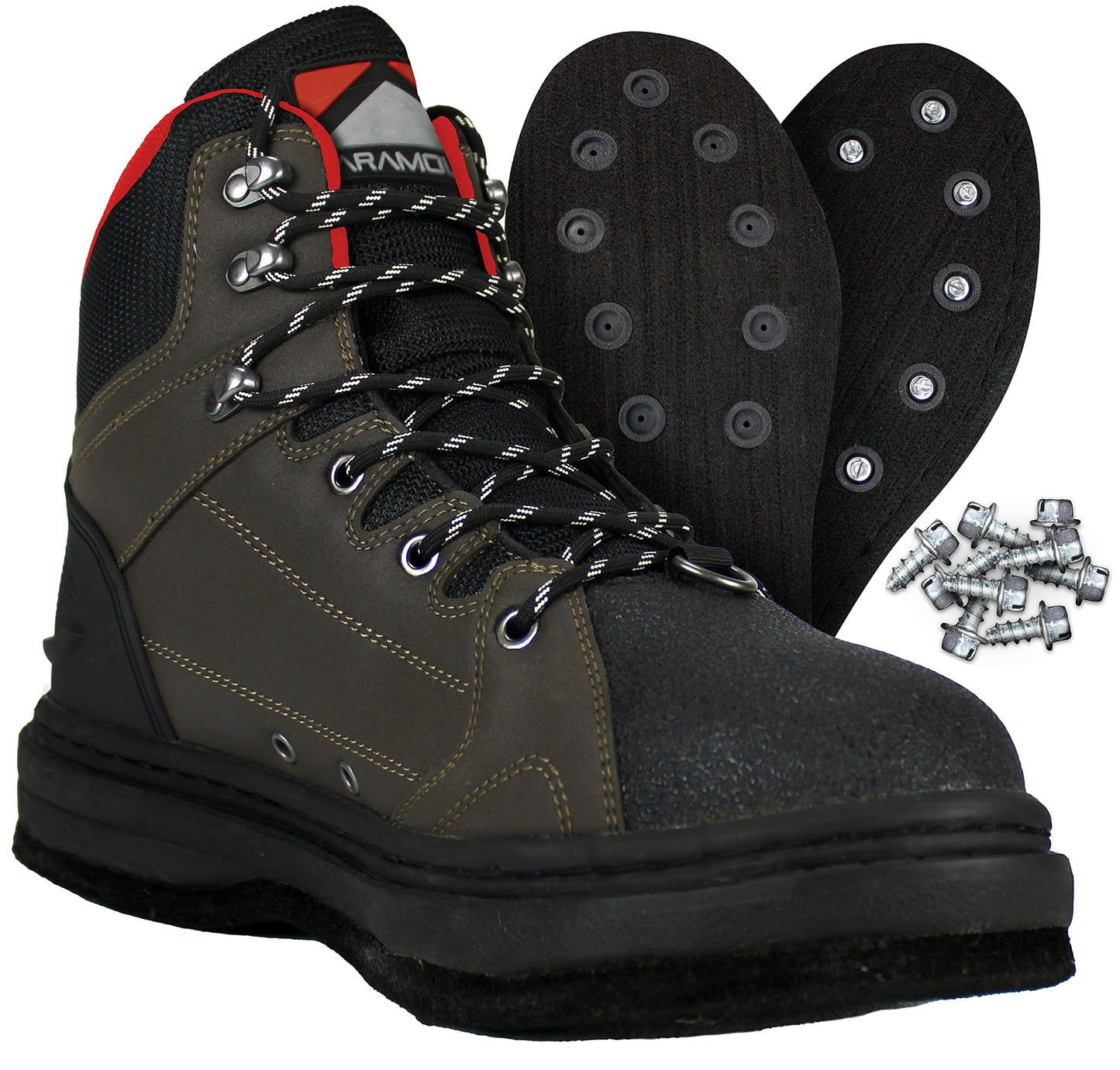 Paramount Outdoors Deep Eddy Felt Sole Wading Boots, Felt Bottom Wader Boots (11)