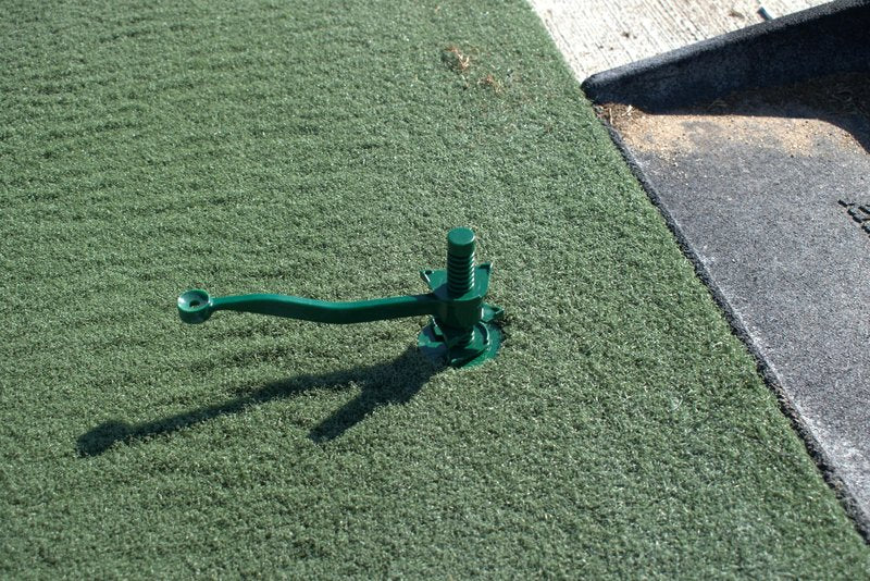Golf Tee for Mat, Rotating Golf Tee, Adjustable Height with Flexible Arm for Driving Range, Backyard, Garage. Indoor-Outdoor. Made in USA