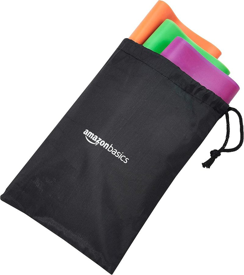 Resistance Bands for Stretching & Strength Training - Set of 3 | Orange, Green, Pink