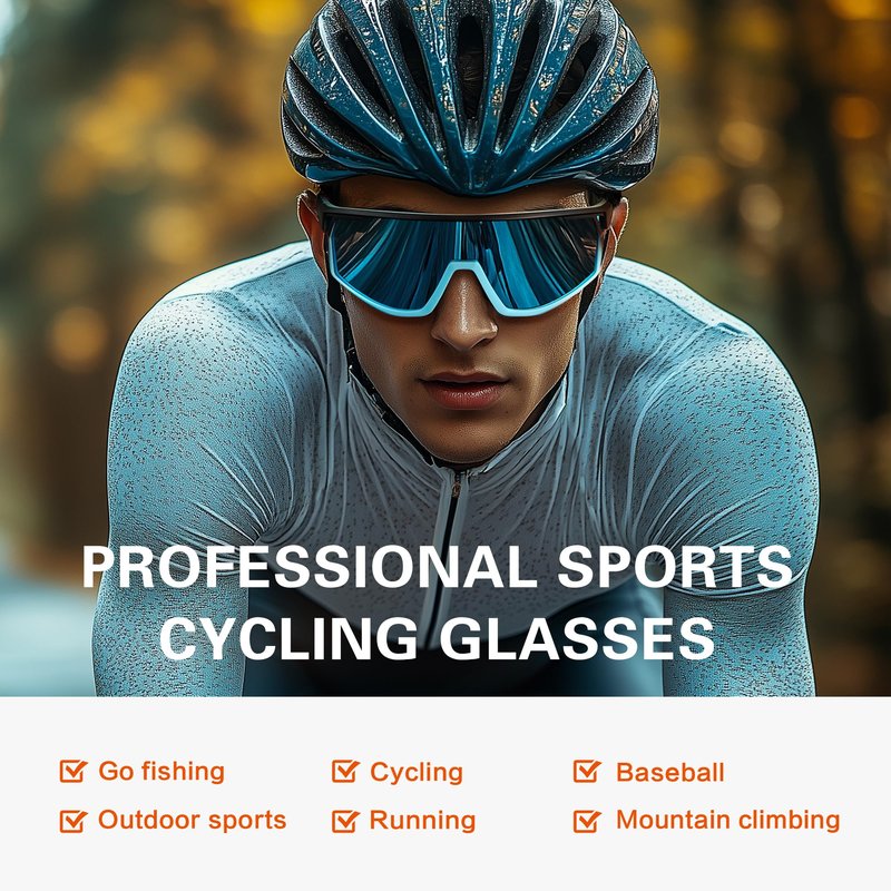 Occhsouo Sports Sunglasses for Men: Womens Cycling Glasses Youth Sunglasses for Baseball