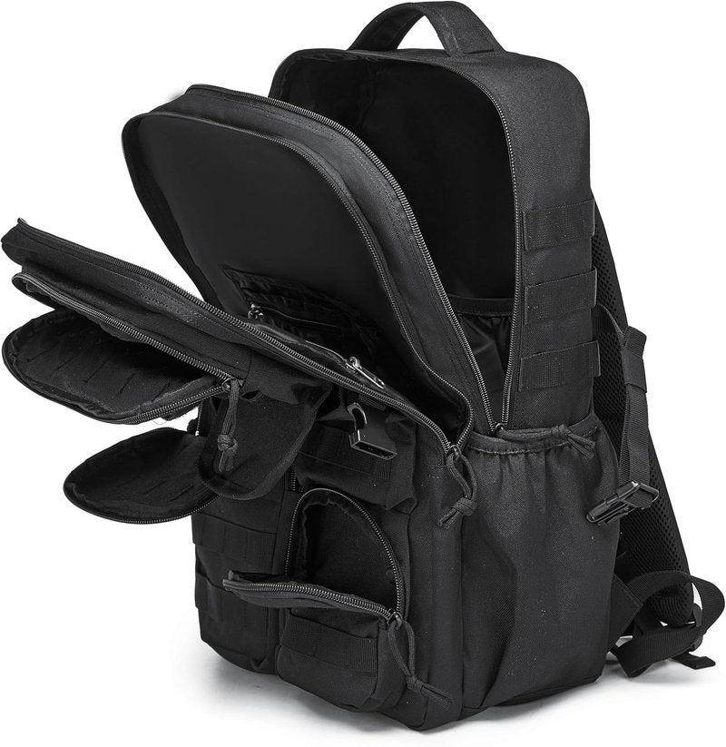 Tactical Backpack - Military Waterproof Outdoor Gear with Multiple Pockets | Black, 35L