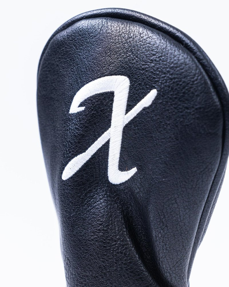 King Pins Golf Black Headcovers - Premium Quality Golf Headcovers. Embroidered Hand-Made Leather, Stylish Golf Club Cover - Customize Your Golf Bag (Hybrid)