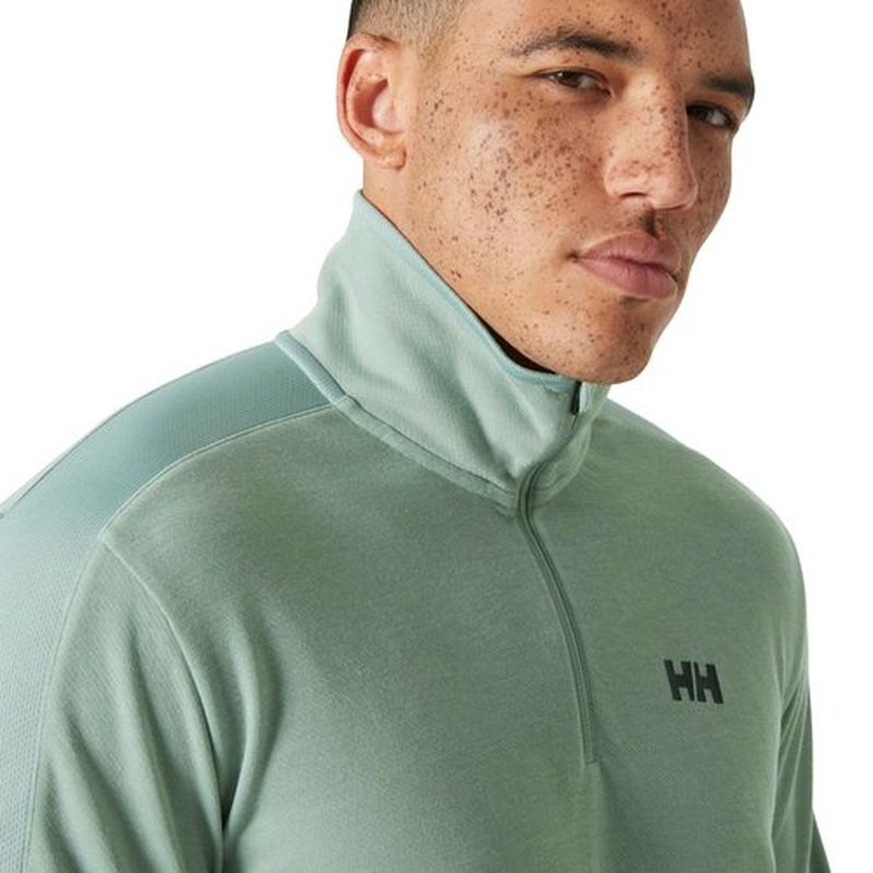 Helly-Hansen Men's HP 1/2 Zip Pullover 2.0, 484 Eucalyptus