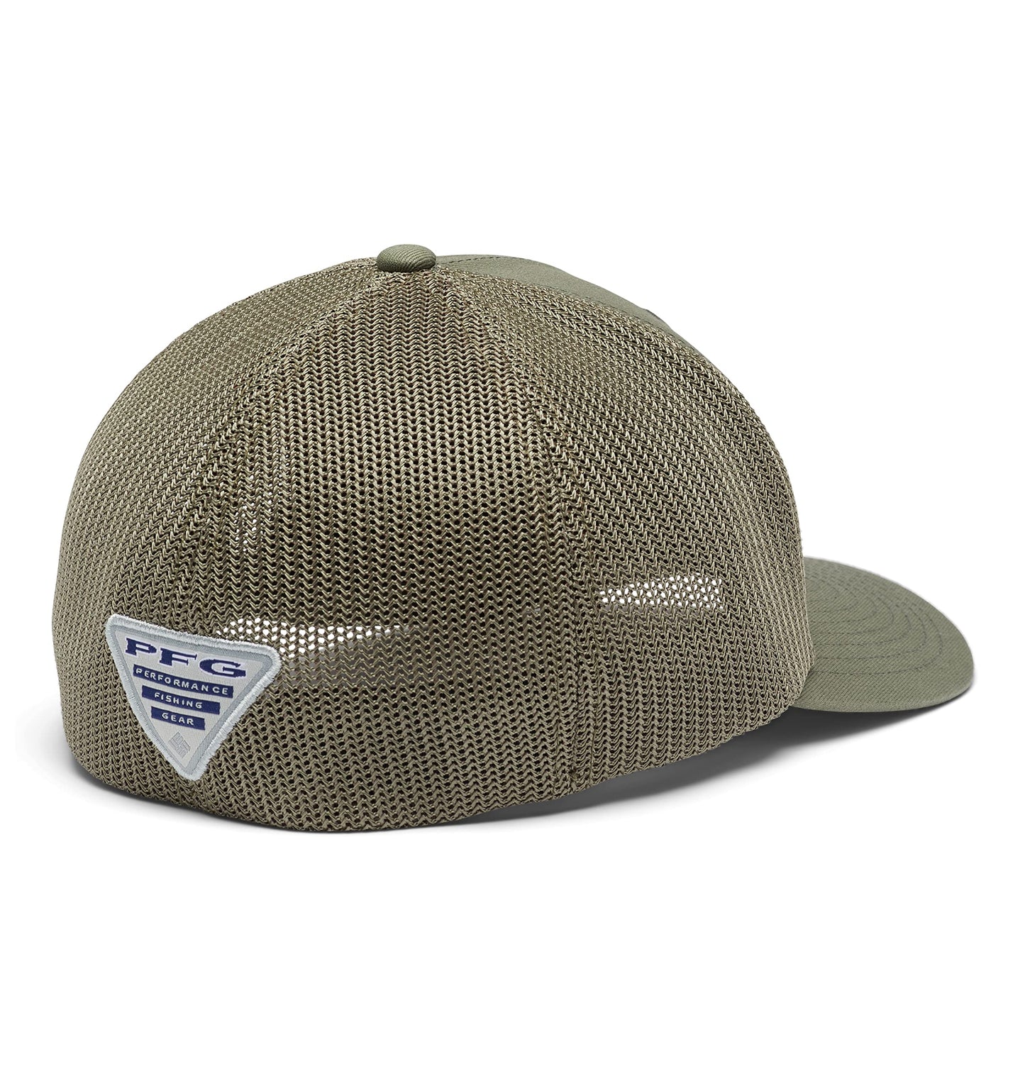 Columbia Unisex PFG Fish Flag Mesh Ball Cap - Low, Cypress/Bass Flag, Large/X-Large