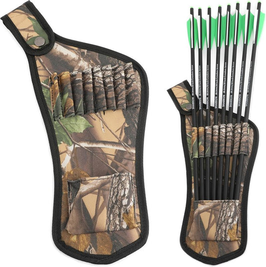 Mini Crossbow Arrow Quiver - Pocket Bolt Holder for Waist Mount | Ideal for Target Practice