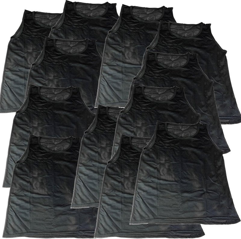 Scrimmage Training Vests for Soccer & Basketball - Durable, Lightweight | Available in 1, 6, 12, 24 Packs