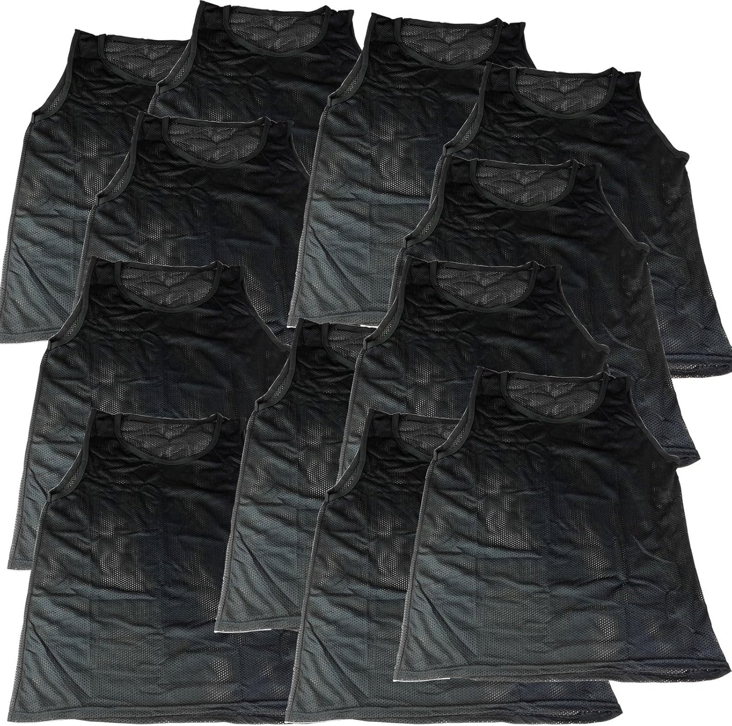 Scrimmage Training Vests for Soccer & Basketball - Adult & Youth Sizes | 1, 6, 12, 24 Packs Available