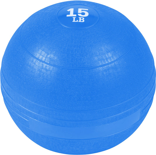 Trademark Innovations Exercise Slam Medicine Ball (Blue, 15lbs)