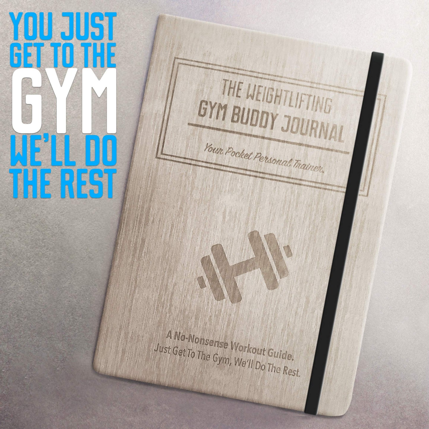 Habit Nest Bundle - 2X The Weightlifting Gym Buddy Journal (Gray).