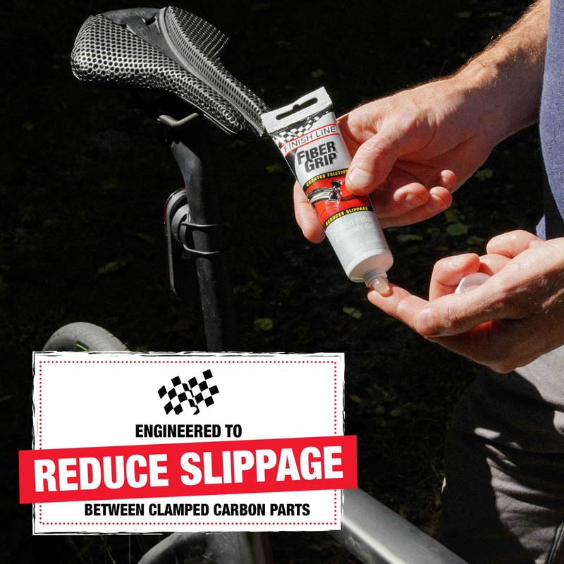Finish Line Fiber Grip Carbon Fiber Bicycle Assembly Gel 1lb Tub