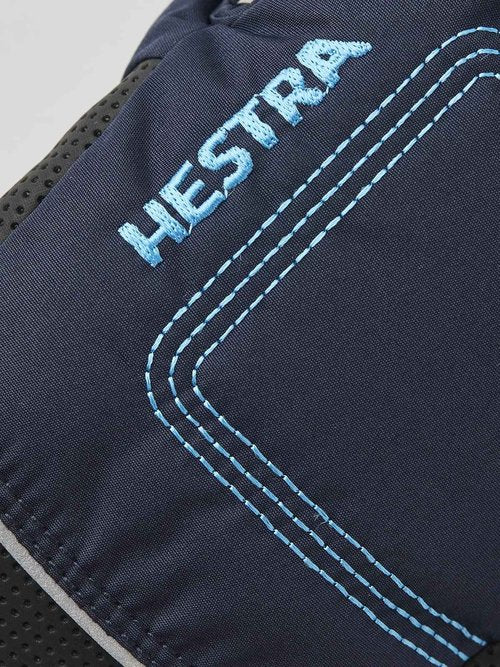 Hestra Baby Zip Long Mitt (Child 1-9yrs) | Waterproof, Insulated Mittens for Toddlers & Kids for Winter & Playing in The Snow - Dark Navy - 3