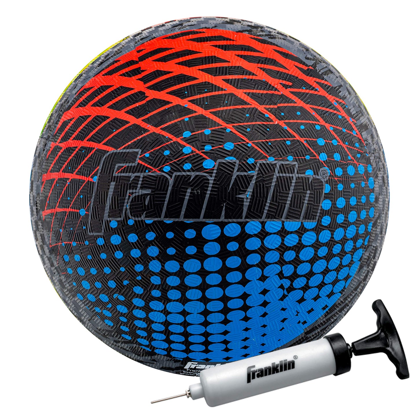 Franklin Sports Mystic Rubber Playground Ball - Kickball, Dodgeball and Four Square Ball - 8.5" Rubber Bouncy Construction - Great for All Playground Games