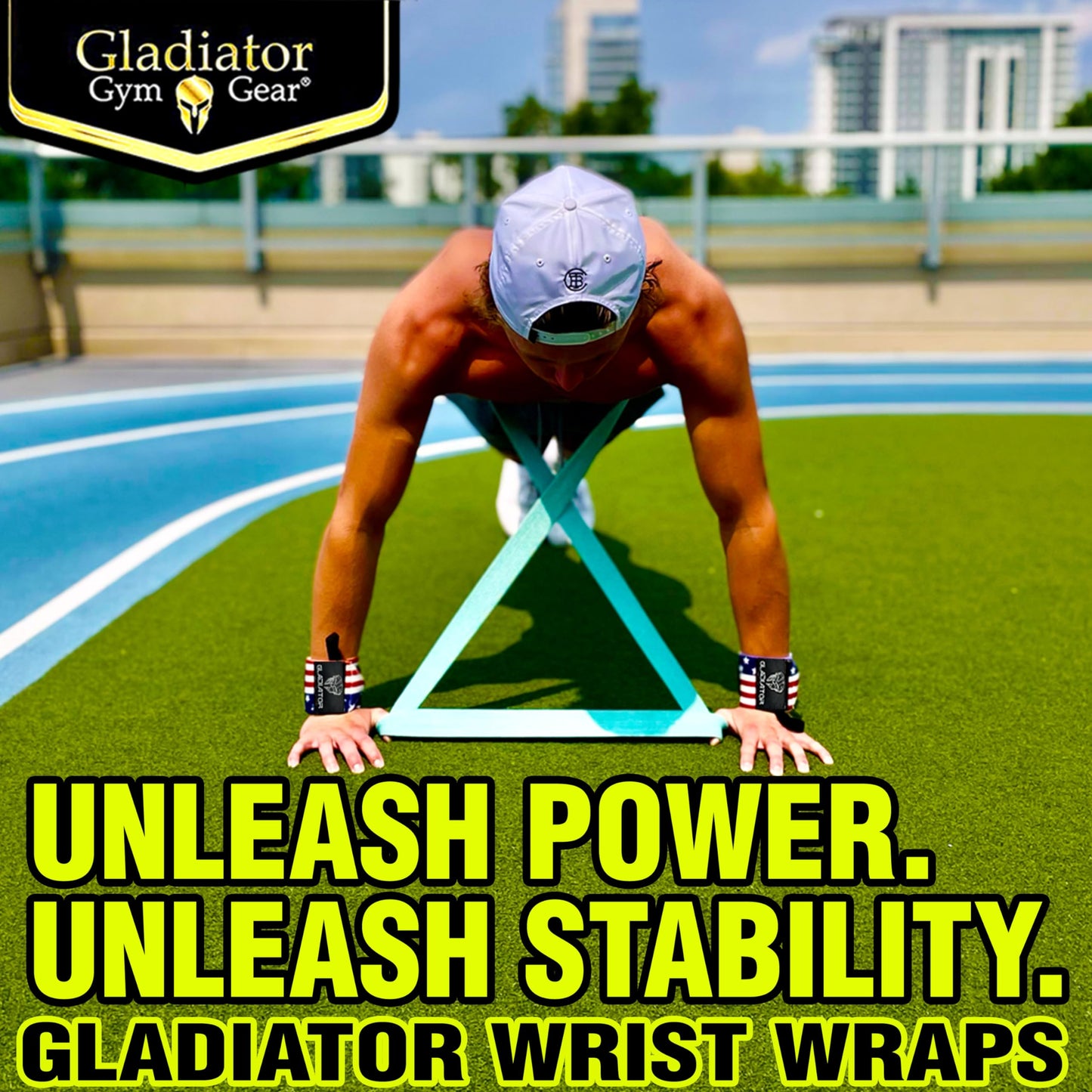 Gladiator | Wrist Wraps for Weightlifting | 18 Inch Weight Lifting Wrist Straps for Men & Women