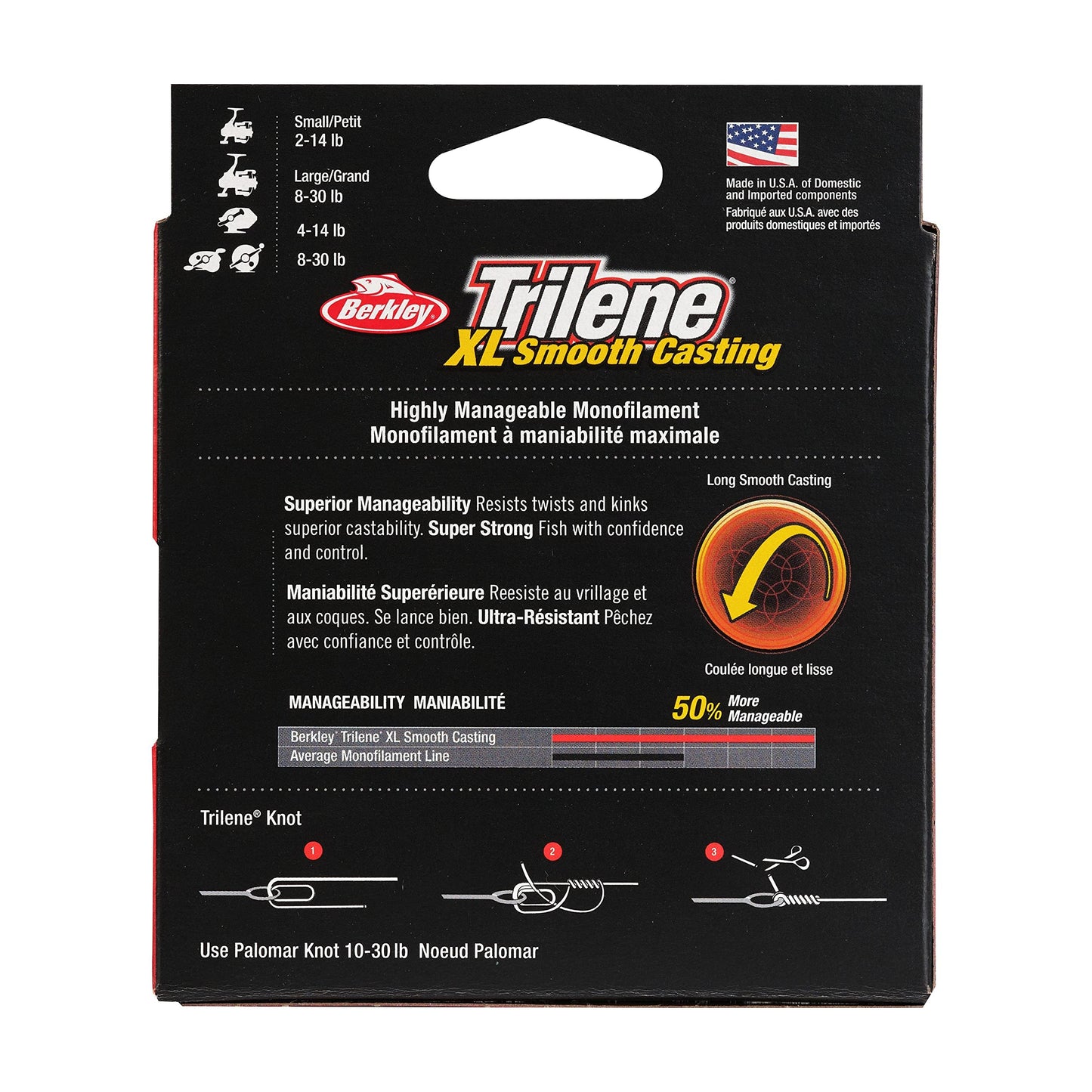 Berkley Trilene® XL®, Low-Vis Green, 20lb | 9kg, 270yd | 246m Monofilament Fishing Line, Suitable for Freshwater Environments