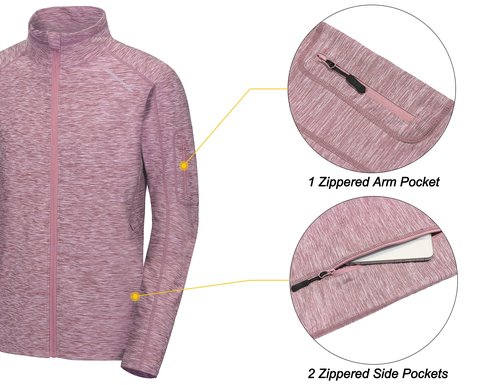 Dasawamedh Men's Running Sport Track Jacket Full Zip Workout Athletic Fitness Jackets for Training Dark Red Heather M