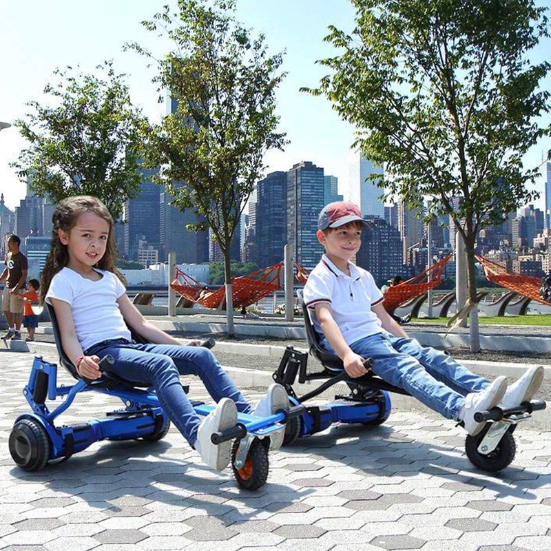 Hoverboard Seat Attachment Straps with Hoverboard Go Cart Strap Protectors, Epessa Hoverboard Go Kart Straps, Adjustable Replacement Straps Compatible with Self Balancing Scooter, Hook and Loop