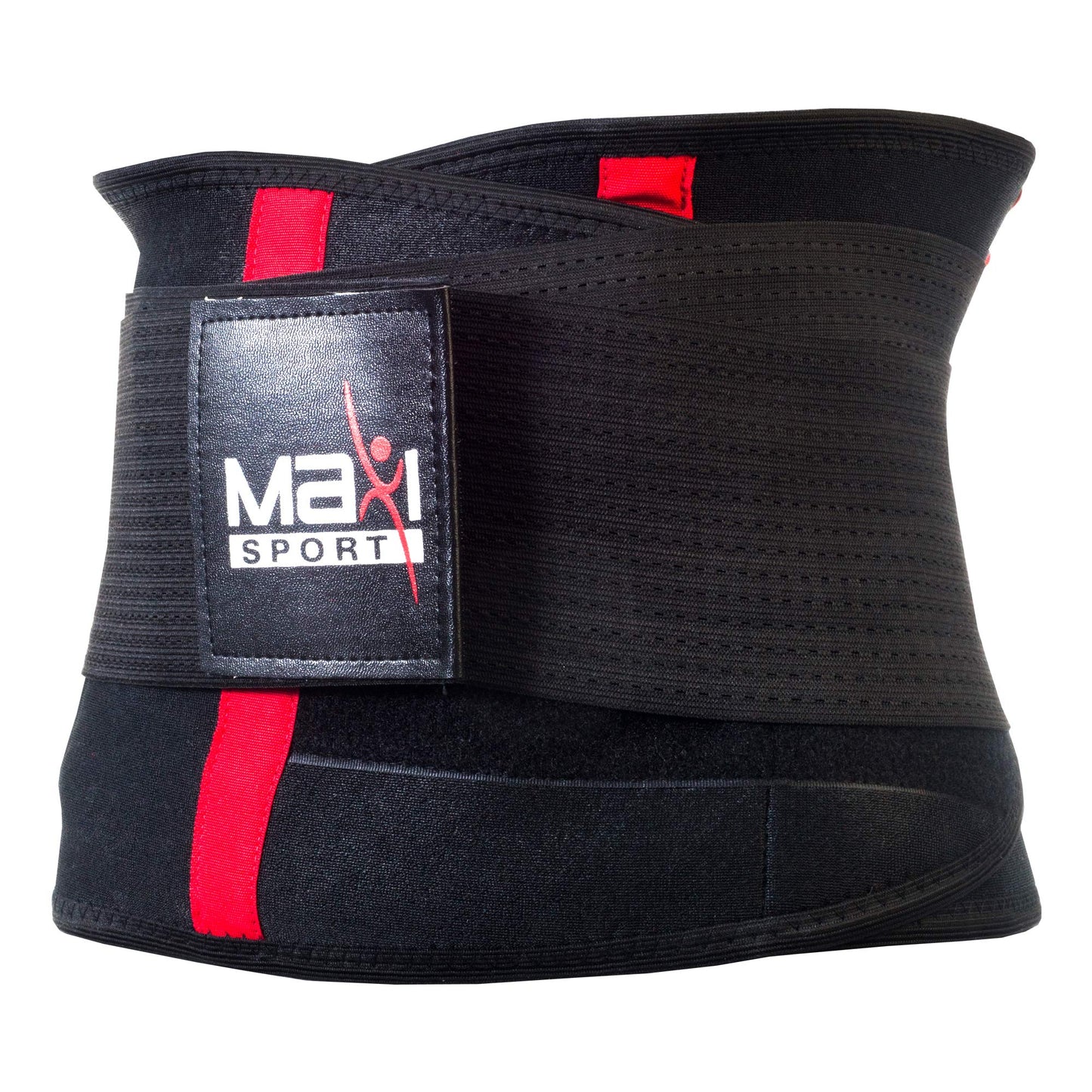 MaxiClimber MaxiSport Waist Trimmer Belt, S/M - Fitness Waist Trainer, Cincher, Sweat Band Increases Perspiration and Supports the Lower Back to Maximize Your Workouts Black