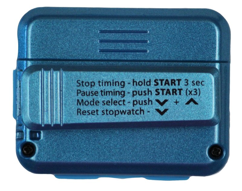 Gymboss Interval Timer and Stopwatch and Watchstrap - Bundle (Teal w/Blue Buttons, One Size Fits All)