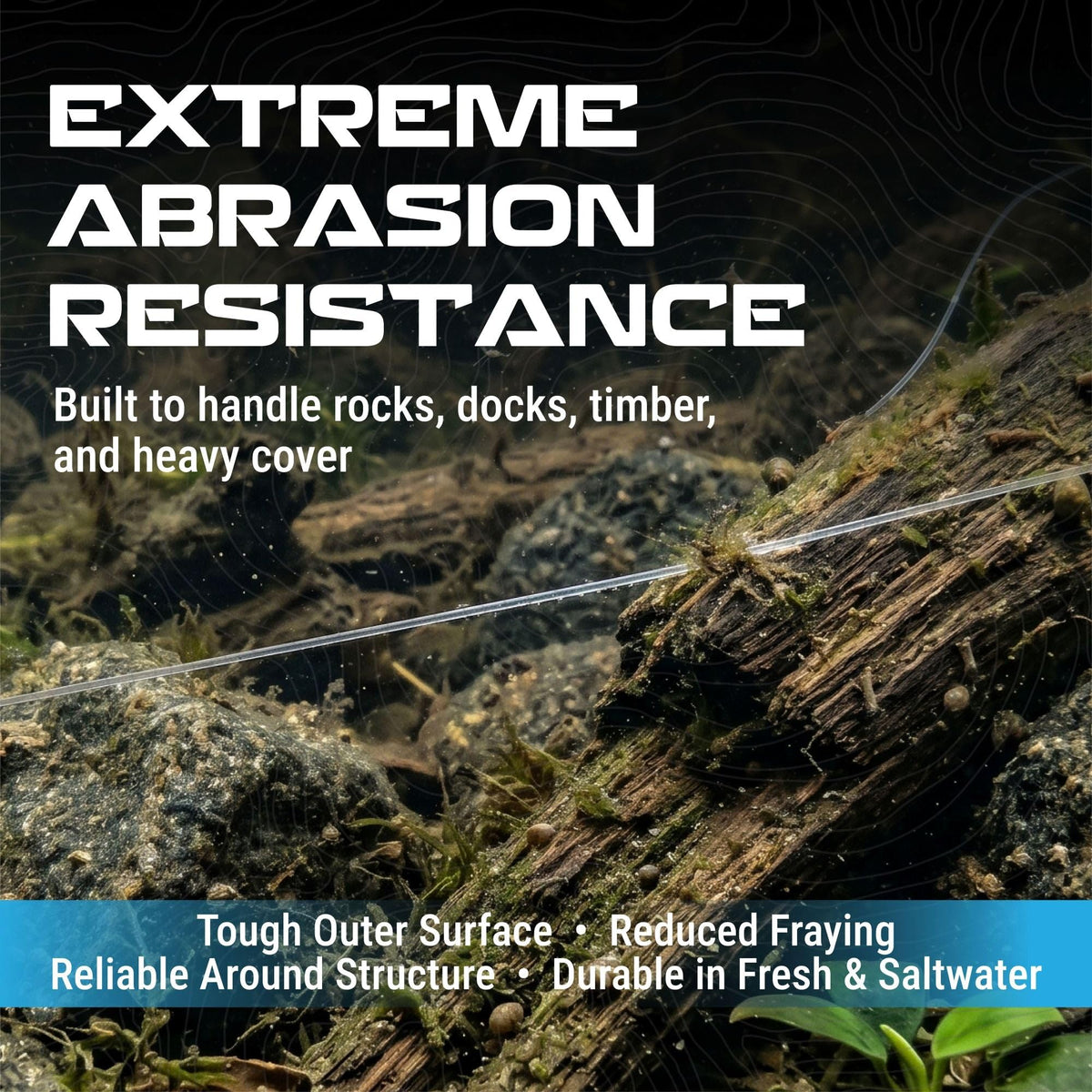 Reaction Tackle 100% Pure Fluorocarbon Fishing Line - High Strength, Abrasion-Resistant, Fast-Sinking, Virtually Invisible - Saltwater and Freshwater Leader Line - Pink - 50LB 50 Yards