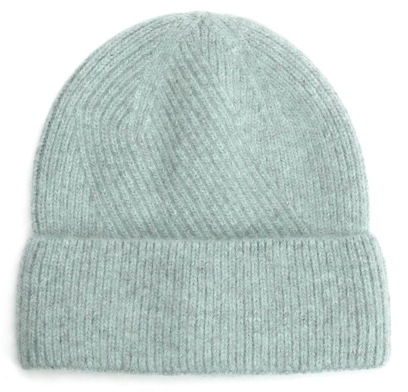 EASTER BARTHE Blue Cuffed Beanie Hat for Women Men Winter Warm Ribbed Knit Cuffed Beanie Skull Cap Ski Hat (Blue)