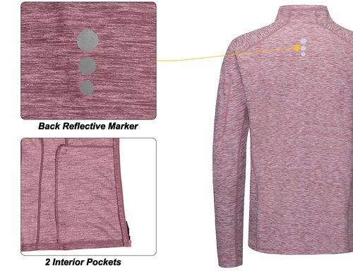 Dasawamedh Men's Running Sport Track Jacket Full Zip Workout Athletic Fitness Jackets for Training Dark Red Heather M