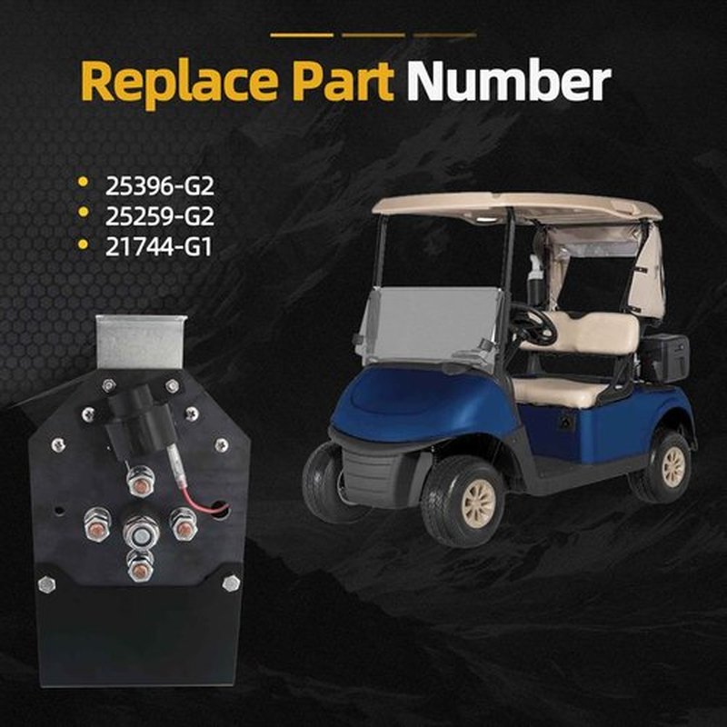 JAVOUKA Golf-Cart Forward Reverse Switch Compatible with EZGO 36v Marathon Golf-Cart 1989-1994.5 OE：25396-G2,25259-G2,21744-G1