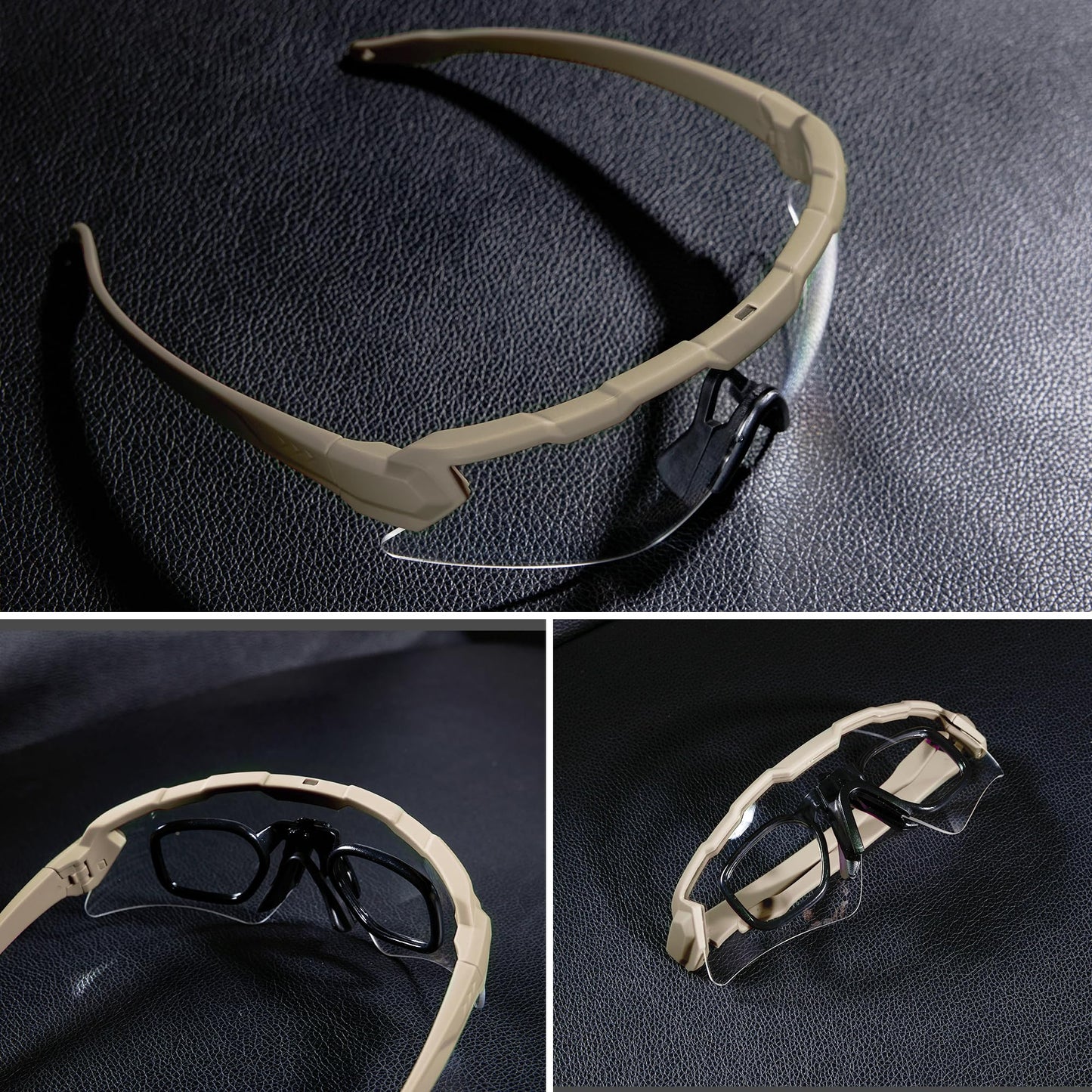 1TG Tactical Safety Shooting Glasses - Anti-Fog Tactical Goggles with 3 Lens & Hard Case, Impact-Resistant Protective Eyewear