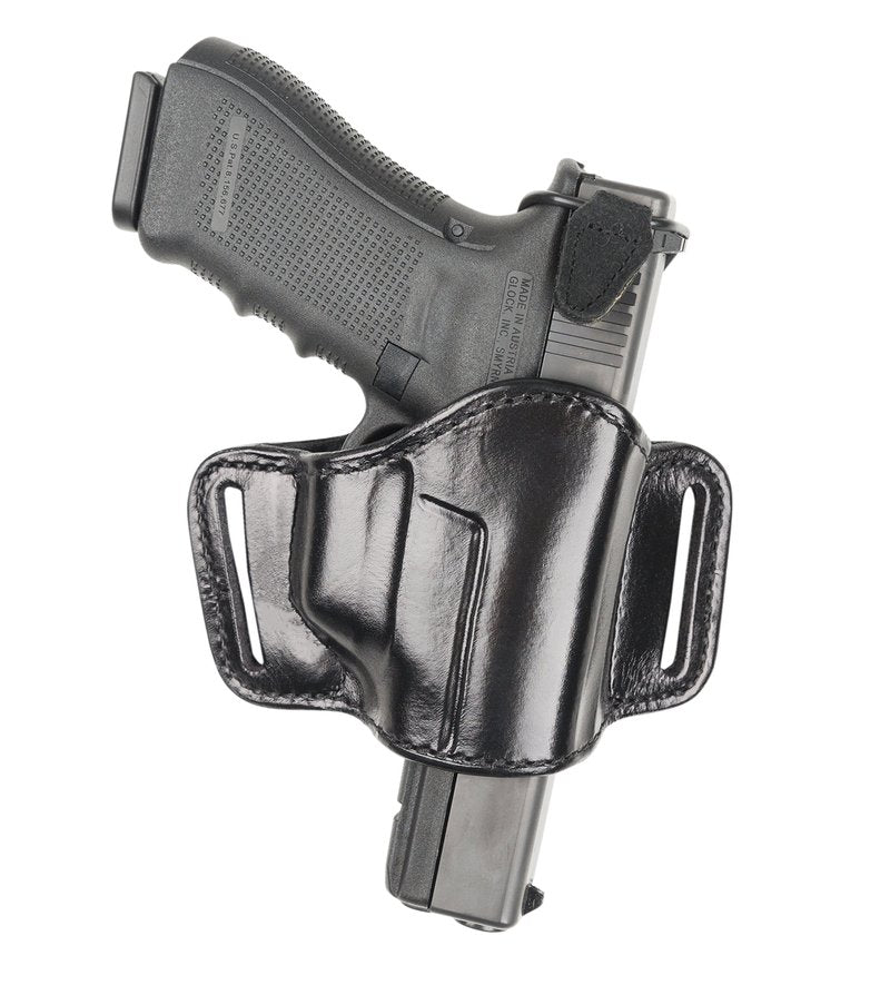 Bianchi Gun Leather Bianchi 105 Minimalist with Slot Hip Holster - Size:14 Colt Govt .45 (Black, Left Hand)