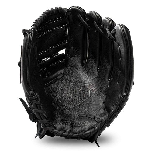 Franklin Sports CTZ5000 Baseball Fielding Glove - Men's Adult and Youth Baseball Mitt - Black Cowhide Leather Glove - 12.0" Basket Web for Infielders + Pitchers