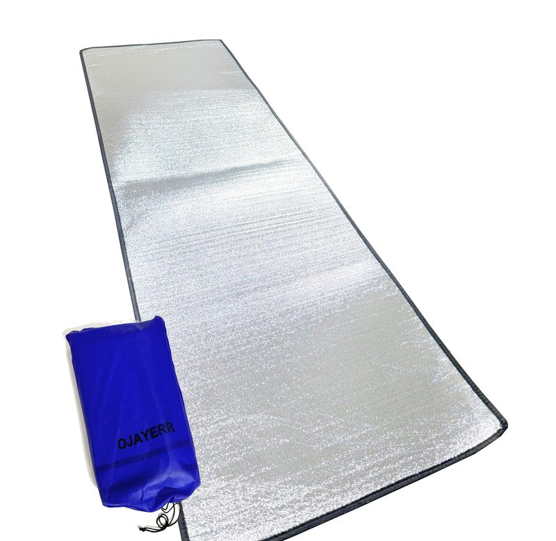 Camping Mat Foam Foil Blanket for Camping Foam Pad Insulating Foil Mat Sleeping Tent Pad Thermal Aluminum Camping mat for Reflecting Heat, 78 x 39 inches