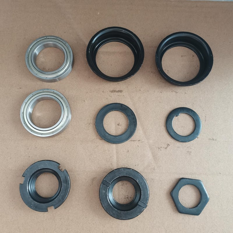 ZZRSDAN Upgrade New 2" Cup Bottom Bracket Set, One-Piece Bottom Bracket Cup Set Bearings Included (Black, 2" Cup)