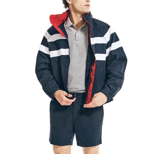Nautica Men's Stainably Crafted Classic Fit Performance Deck Polo, Grey Heather, XXLarge