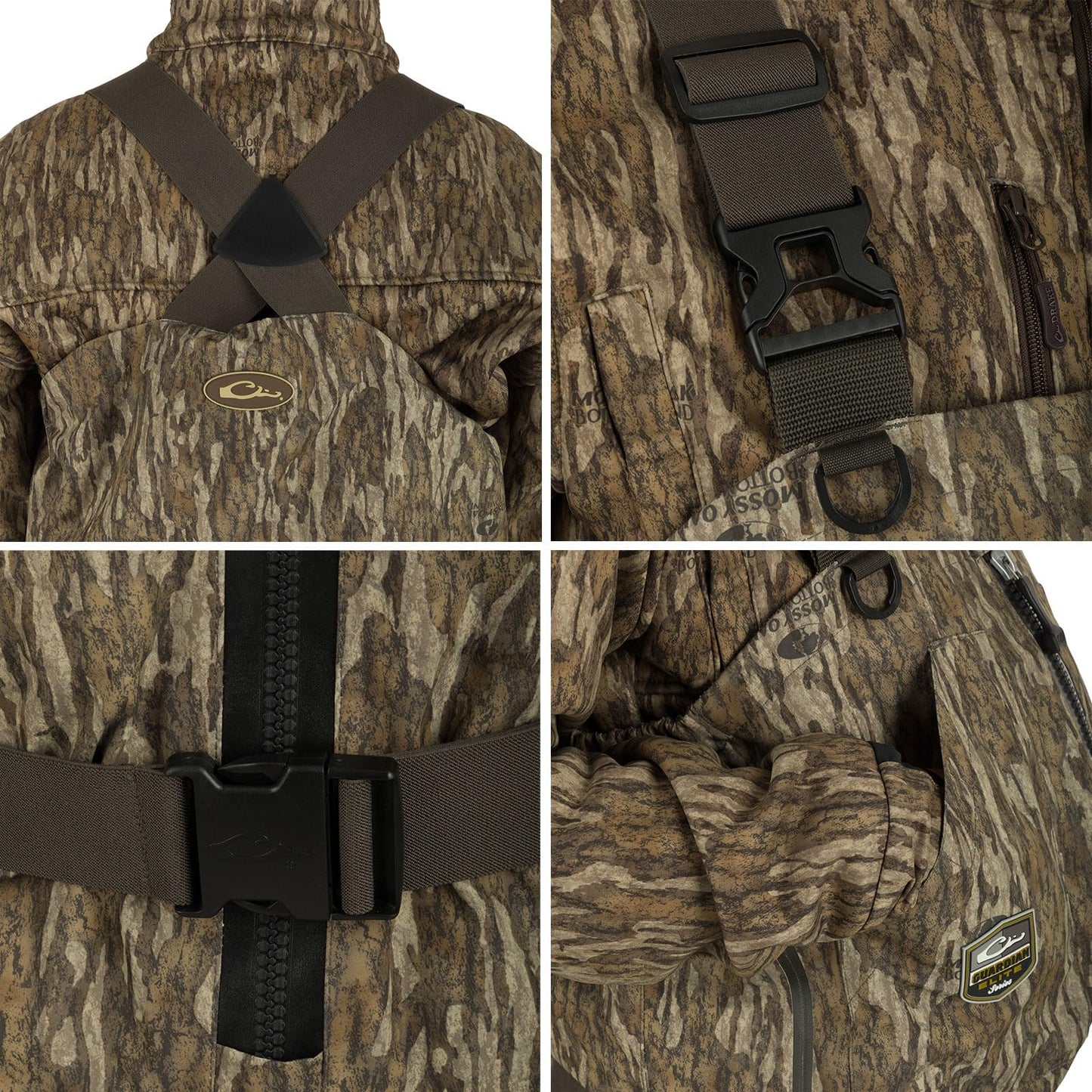 Drake Waterfowl Uninsulated Guardian Elite HND Waders Bottomland 2XL/12