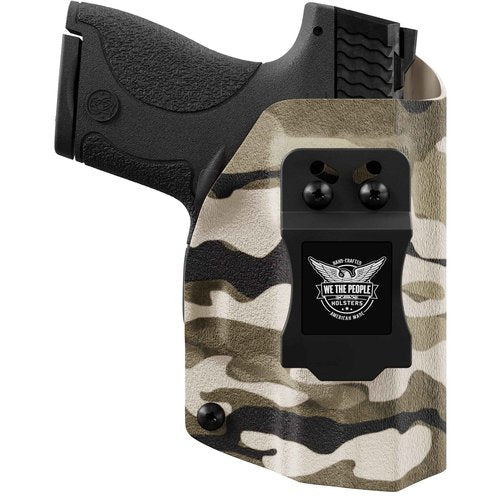 We The People Holsters - Tan Camo - Right Hand - IWB Holster Compatible with Smith & Wesson M&P 10MM/45 M2.0 4.6" Full Size